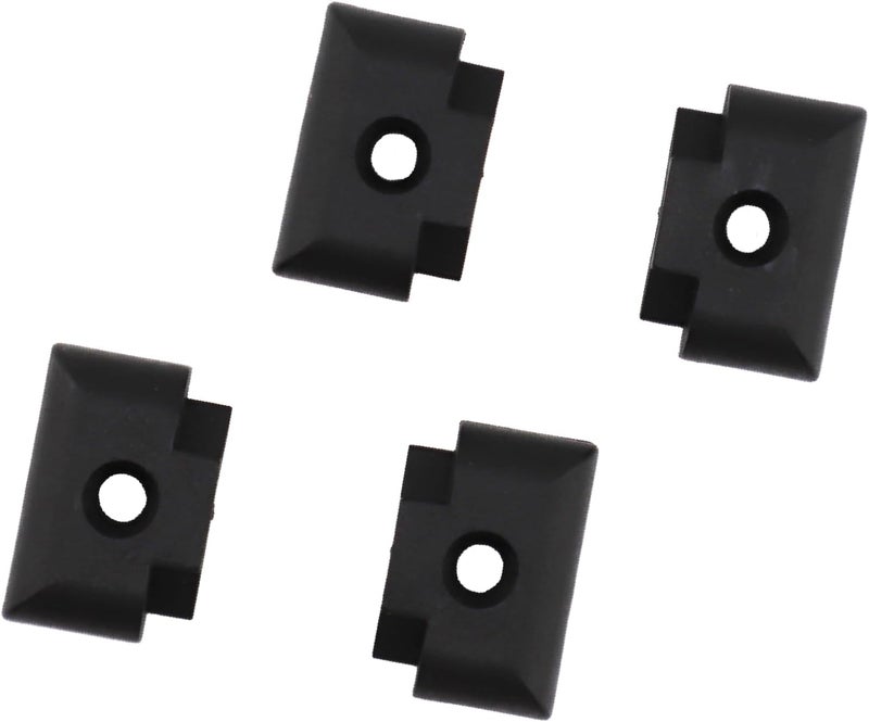 VanEssential L-Track Venture Track Plastic End Cap - Semi Circle - 4 Pack - Image 1